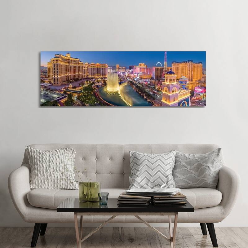 iCanvas "Las Vegas Dancing Fountains At Night" by Susanne Kremer Canvas Print