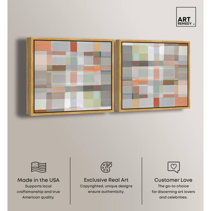 Pink Sneaker and Headphones Canvas by Art Remedy