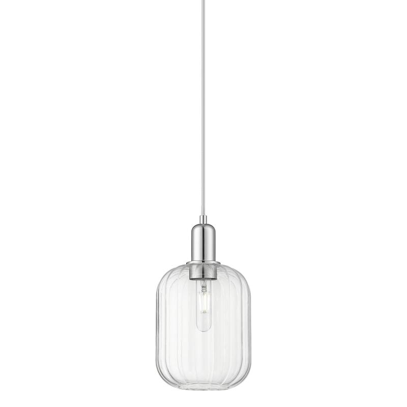 Innovations Lighting 716-1P-13-7 Preston Pendant Preston 7" Wide Mini - Polished Chrome / Clear