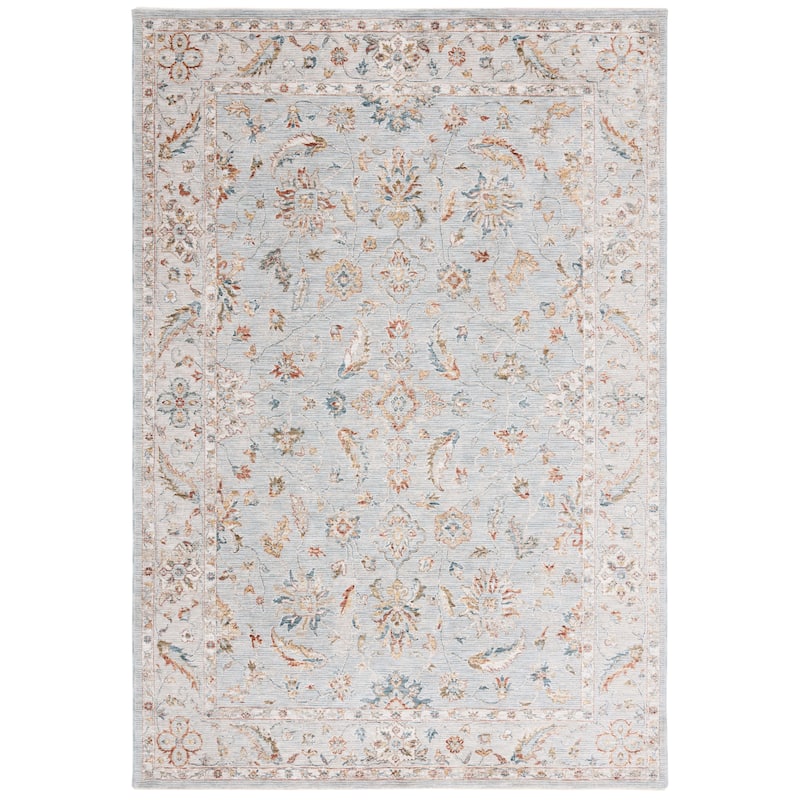 SAFAVIEH Persian Luca Traditional Polyester Rug - 8' x 10' - Blue/Grey