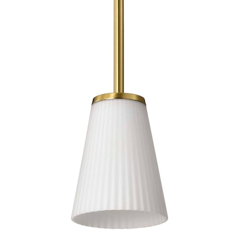Nuvo Lighting 60/8727 Royale 5" Wide Mini Pendant - Burnished Brass