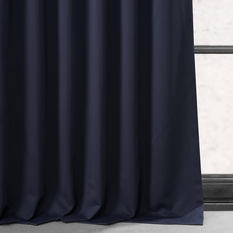 Exclusive Fabrics Performance Woven Blackout Curtain Pair (2 Panels)