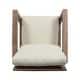 preview thumbnail 6 of 9, Westchester Acacia Wood Club Chairs by Christopher Knight Home