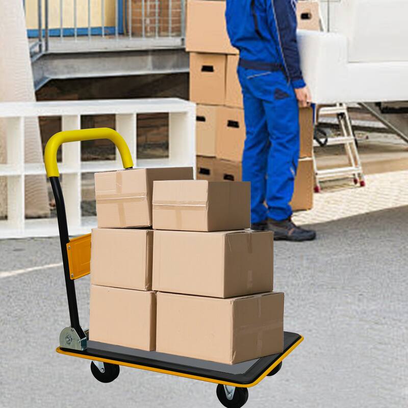 Heavy-Duty Folding Flatbed Cart