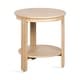 preview thumbnail 47 of 117, Kate and Laurel Foxford Round Wood Side Table 22x22x24 - Beige