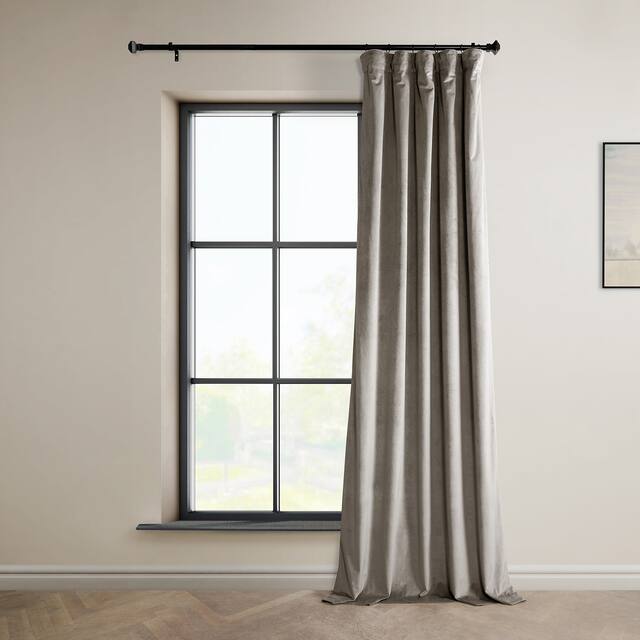 Exclusive Fabrics Heritage Plush Velvet Curtain (1 Panel)