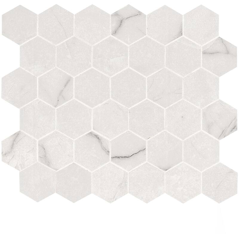 Ackland AKN-P-BE2X2HXP-CA Beldale - 12" x 12" Porcelain Geometric