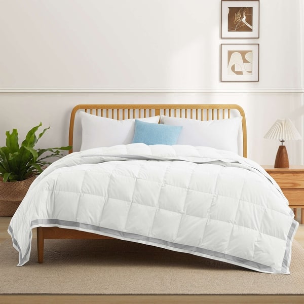 slide 2 of 22, Luxurious Lightweight Cooling Down Bed Blanket, Summer Breathable Comforter for Hot Sleeper