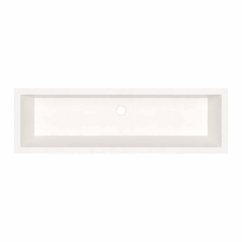 Native Trails NSL4915 NativeStone 49" Rectangular Concrete Undermount