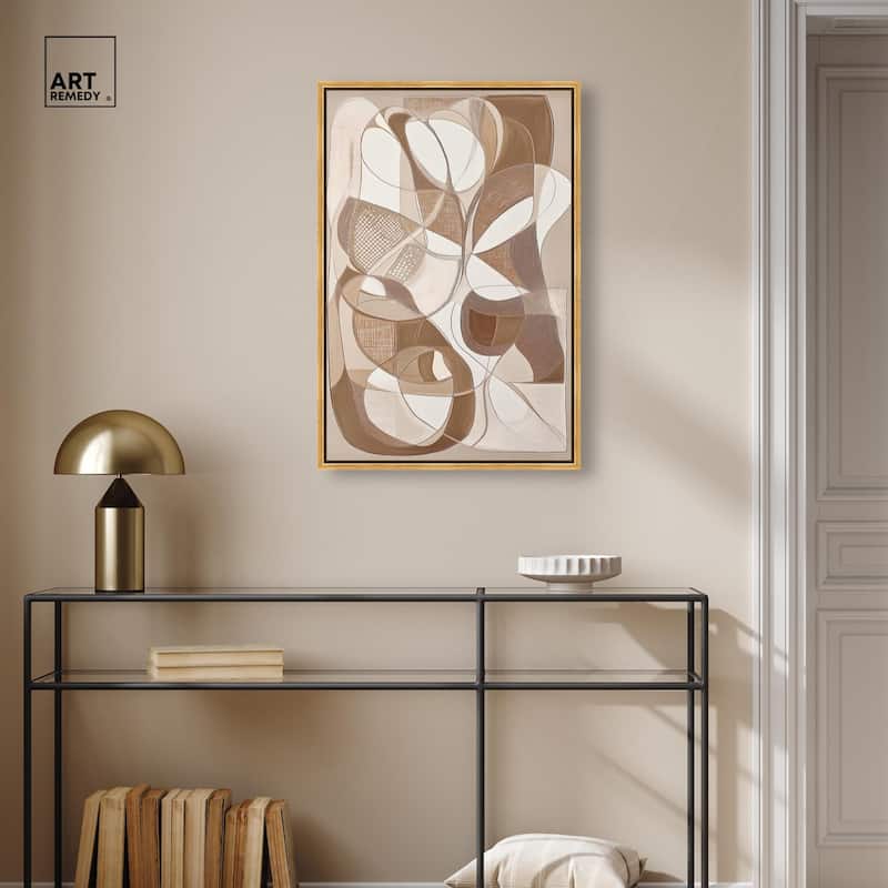 Mocha Dream Canvas by Art Remedy