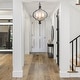 preview thumbnail 16 of 24, LALUZ Modern 3-Light Black Gold Chandelier Frosted Glass Kitchen Island Light