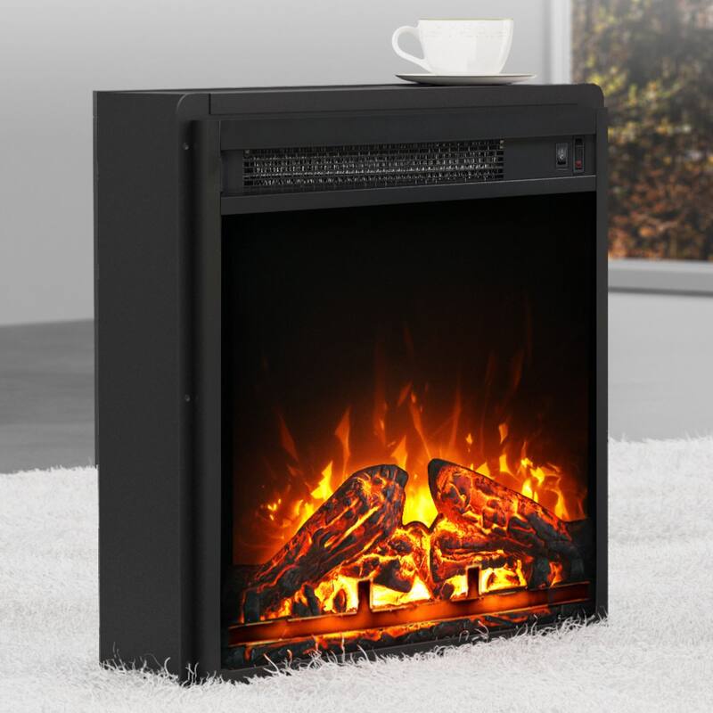 18" Electric Fireplace Insert Freestanding Heater - 18 INCH