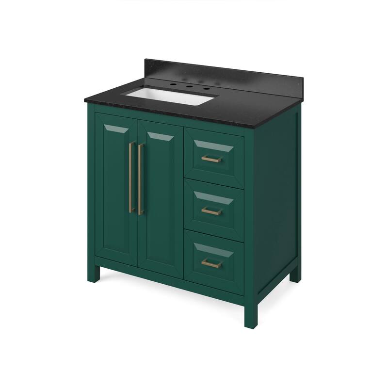 Jeffrey Alexander VKITCAD36-GRANITE Cade 36" Free Standing Vanity Set