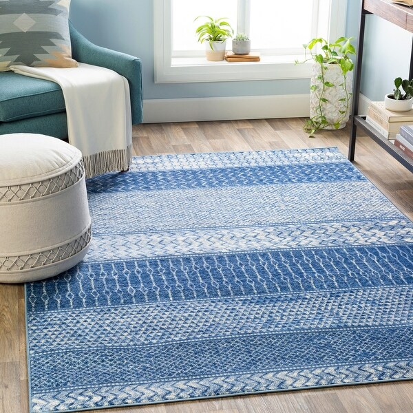 Lovato Bohemian Block Print Area Rug. Opens flyout.