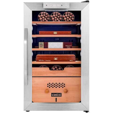 Schmecke 400 Cigar Cooler Humidor with Precise Humidity Control