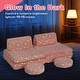 preview thumbnail 15 of 16, Gymax Glow in the Dark Modular Kids Play Couch Set w/ Machine-washable