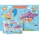 preview thumbnail 2 of 2, Round World Products World Floor Puzzle for Kids, 24"H x 36"L, 48 Pieces