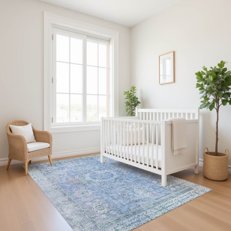 Premium Washable Super Soft Vintage Traditional Mayfield Rug
