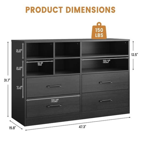how long is a dresser Big Sky 8