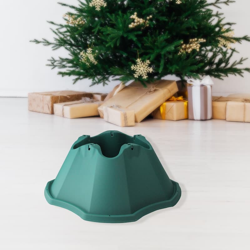 19" Green Star Tree Stand For Real Live Christmas Trees - 19