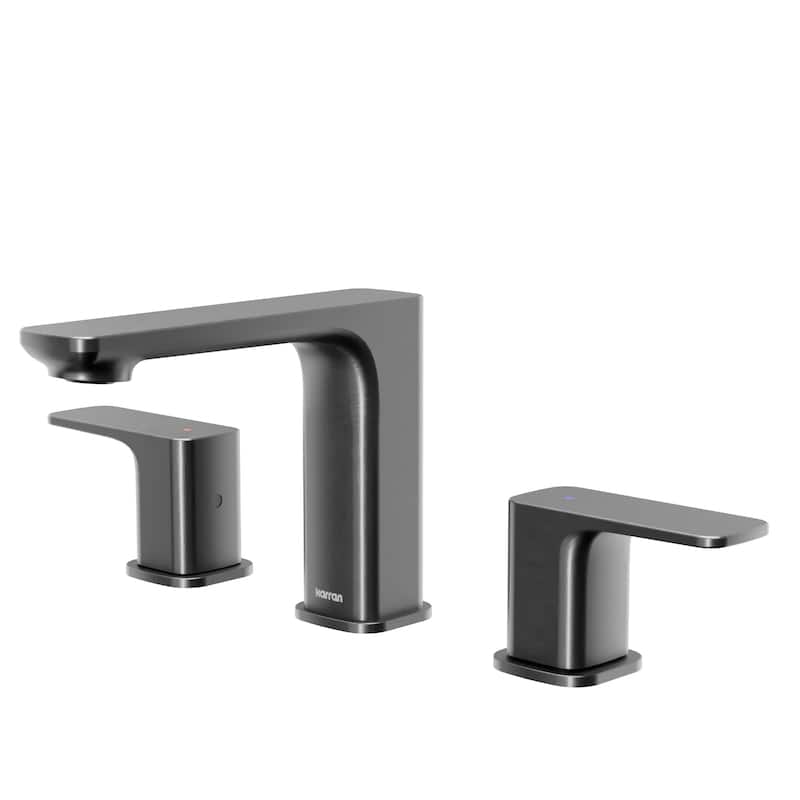 Karran Venda KBF514 2-Handle Three Hole Widespread Bathroom Faucet with Matching Pop-up Drain