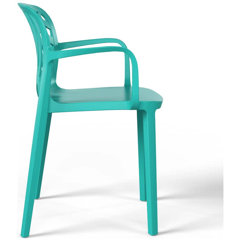 Frond and Form Outdoor Stacking Dining Armchair (Set of 2)