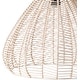 preview thumbnail 9 of 7, Juliette Rattan Bohemian Pendant Light - 76"H x 19"W x 19"D