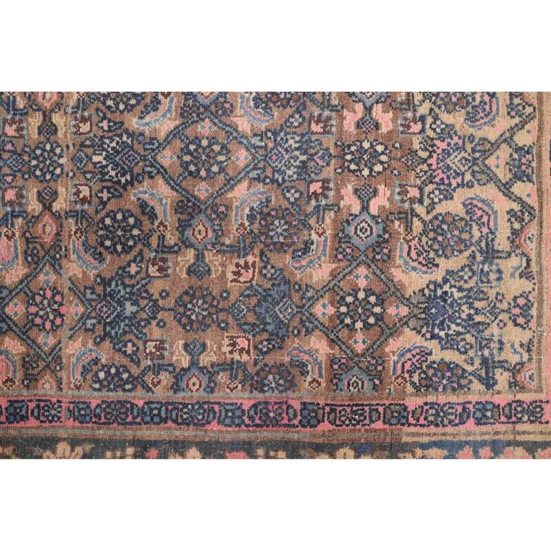 ECARPETGALLERY Hand-knotted Antalya Vintage Brown Wool Rug - 4'2 x 7'2