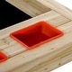 preview thumbnail 3 of 3, Kids Wooden Sandbox, Covered Children Sand Playset Outdoor, w/ Adjustable Canopy Shade