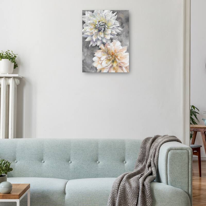 Blooming Duet By Studio Arts Canvas Art Print