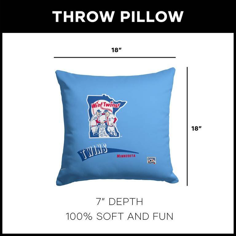 MLB CC Throwback 18 Inch Throw Pillow