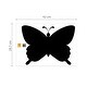 preview thumbnail 3 of 3, Walplus Butterfly Blackboard Chalkboard Wall Sticker Decal Nursery Art