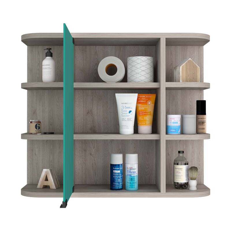Medicine Cabinet, Six External Shelves Mirror