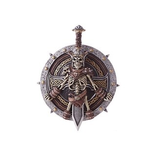 Shop Viking Lord Shield And Sword Viking Sword And Shield Silver Gold One Size Fits Most Overstock 23033053