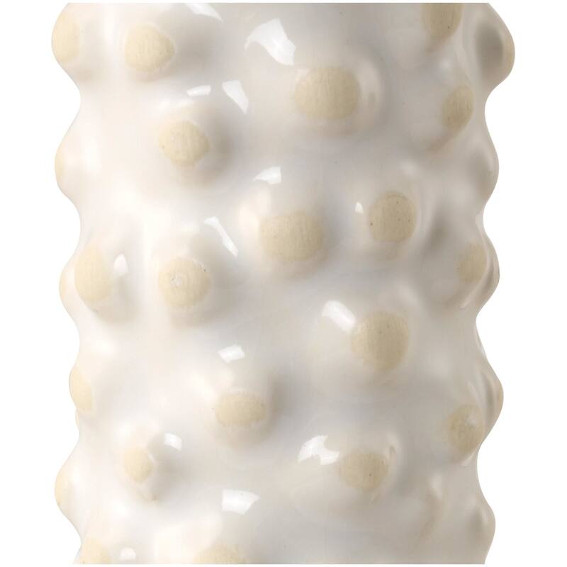 Uttermost 17869 Makira 28-3/4" Tall Ceramic and Crystal Abstract Table