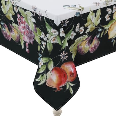 Laural Home Tuscan Fruit Sketch Tablecloth