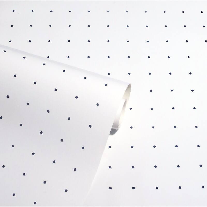 Arthouse Terrence White Dotted Grid Wallpaper