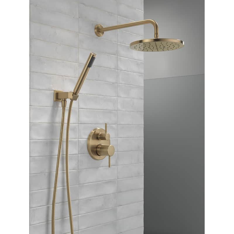 Delta T342702 Modern Round Non Shared Function Shower System Package