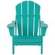 preview thumbnail 54 of 129, POLYTRENDS Laguna All Weather Poly Outdoor Adirondack Chair - Foldable (Set of 2)