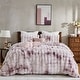 preview thumbnail 4 of 34, Wonderful Luxurious Imitation Fur Comforter Set Tie-Dye Fluffy Bubble tie dye pink purple - Queen