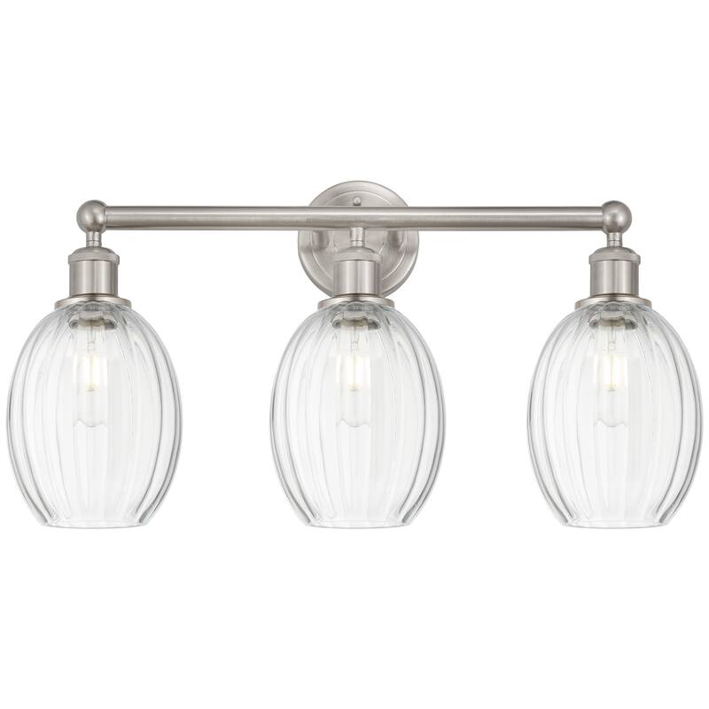 Innovations Lighting 616-3W-13-25 Preston Vanity Preston 3 Light 25" - Brushed Satin Nickel / Clear