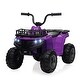 preview thumbnail 6 of 39, 12V Kids Ride On ATV, 4 Wheeler Electric Vehicle for Kids Purple