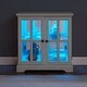 preview thumbnail 97 of 106, GDFStudio - Traditional Storage Curio Cabinet with Tempered Glass Doors and Lighted Display