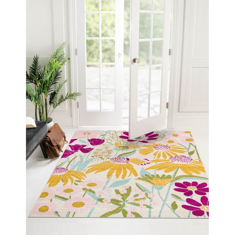 Contemporary Demdence Collection Area Rug