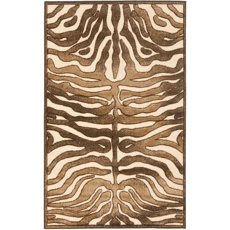 SAFAVIEH Paradise Lisette Modern Viscose Rug - 2'7" x 4' - Creme