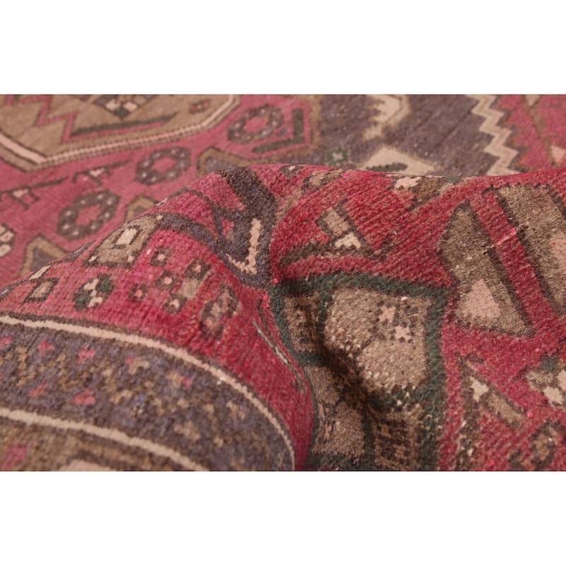 ECARPETGALLERY Hand-knotted Antalya Vintage Red Wool Rug - 3'10 x 6'6
