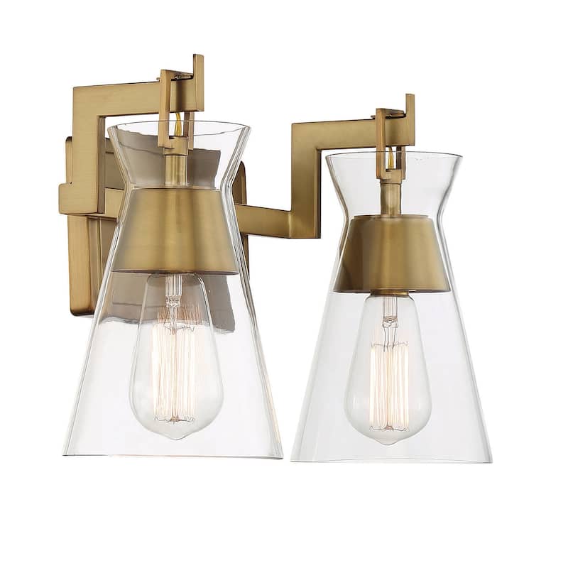 Savoy House 8-1830-2 Lakewood 2 Light 16" Wide Bathroom Vanity Light