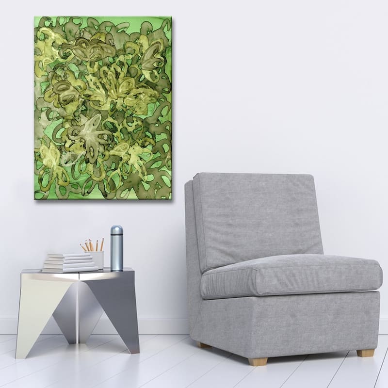 Ready2HangArt 'Clovers' Abstract Canvas Wall Art