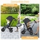 preview thumbnail 18 of 26, Gymax 4-in-1 Baby Tricycle Toddler Trike w/ Reversible Seat Canopy &