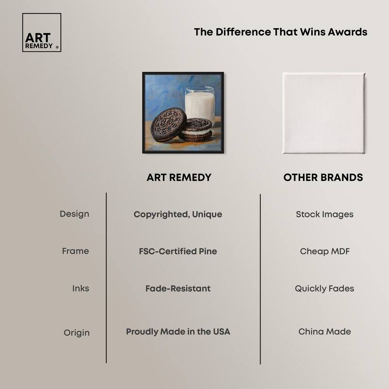 Ode to the Oreo Canvas by Art Remedy